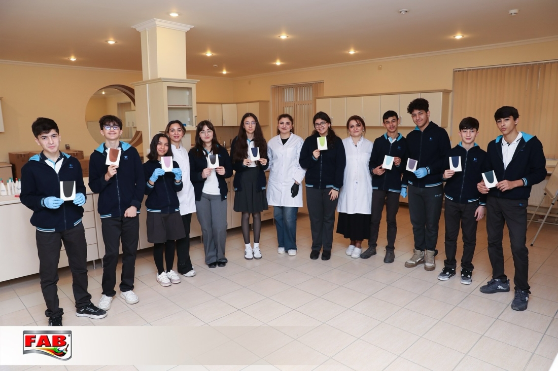 Students of Kaspi Lyceum at "FAB"