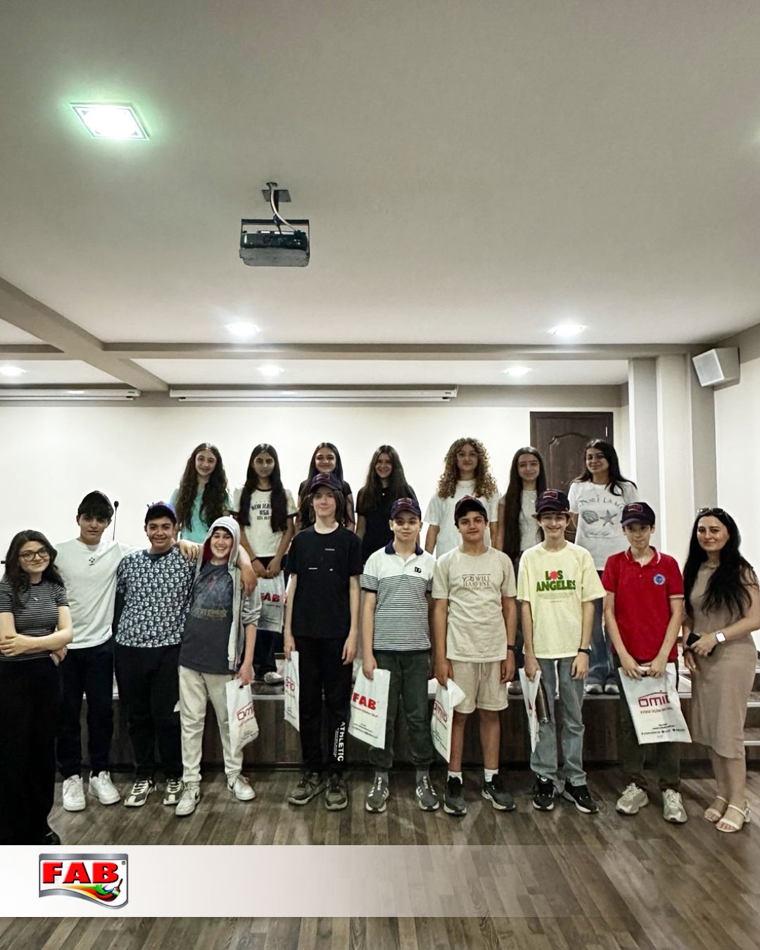 Students of Dünya School at FAB Companies Group