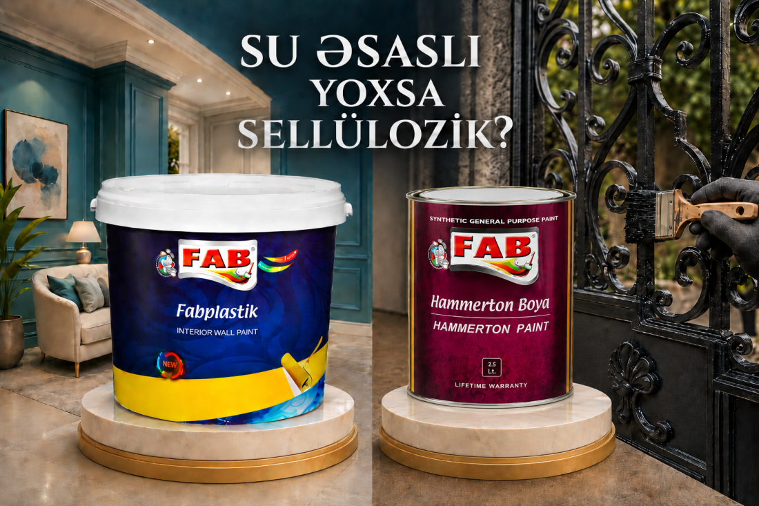 Su əsaslı yoxsa Sellülozik?