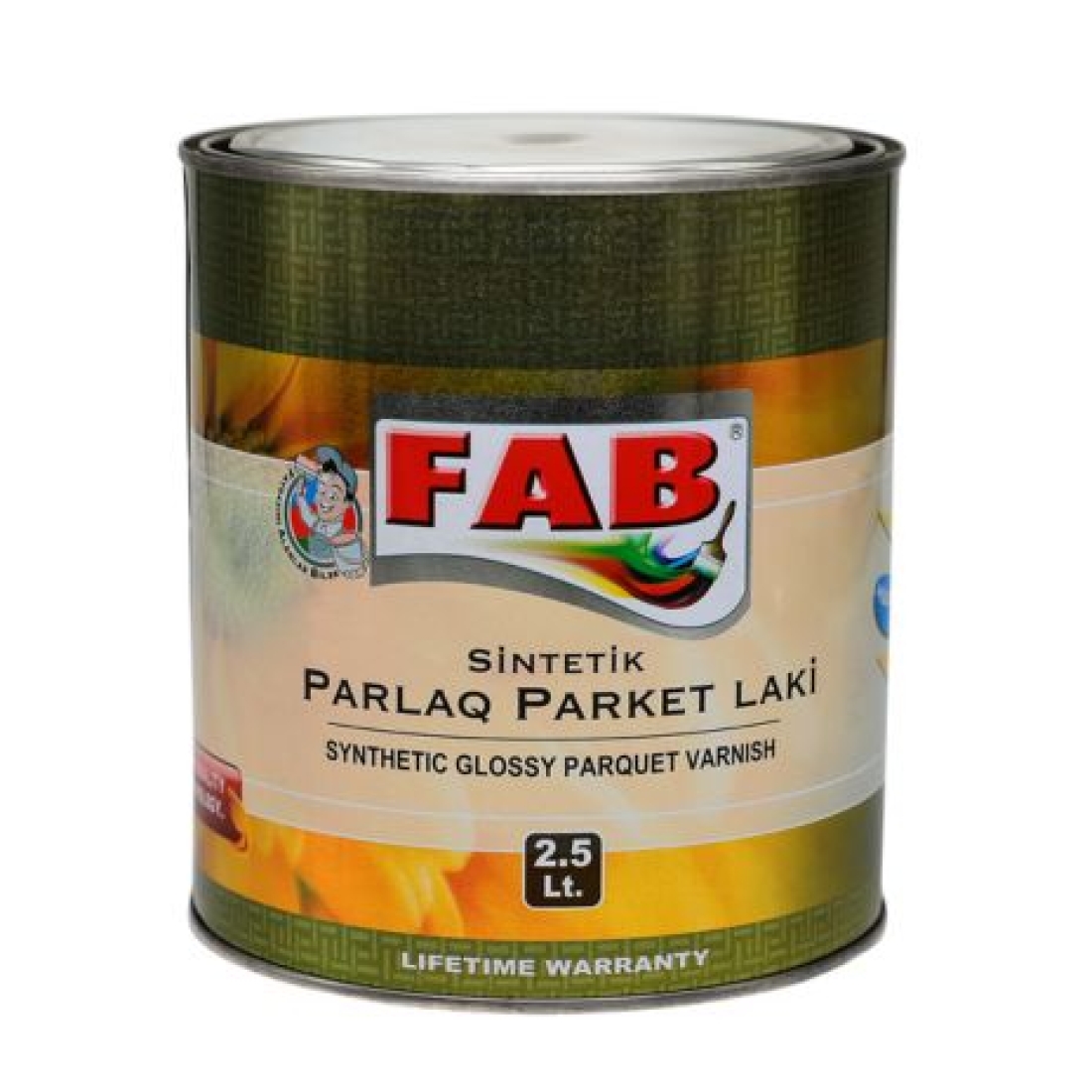 FAB SİNTETİK PARLAQ PARKET LAKI 