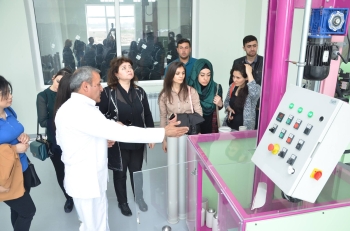 Azərbaycan Dövlət Neft və Sənaye Universitetnin tələbələri ilə görüş