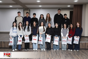 Students of Khazar University at FAB Companies Group