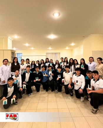 Students of the Khatai branch of Kaspi Lyceum at “FAB”