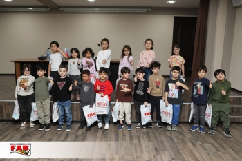 The next group of students from the European Azerbaijan School at FAB Paints.