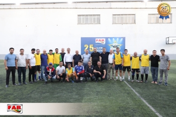 FAB İDMAN ARENASINDA KORPORATİV RUHU GÜCLƏNDİRƏN FUTBOL QARŞILAŞMASI KEÇİRİLİB