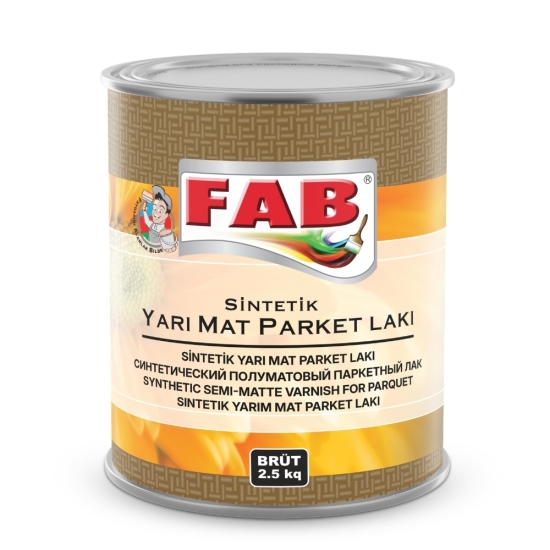 FAB SİNTETİK YARI MAT PARKET LAKI